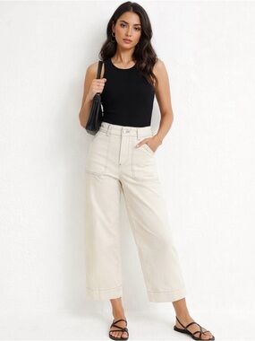 Bagatelle Cropped Leg Wide Pants
